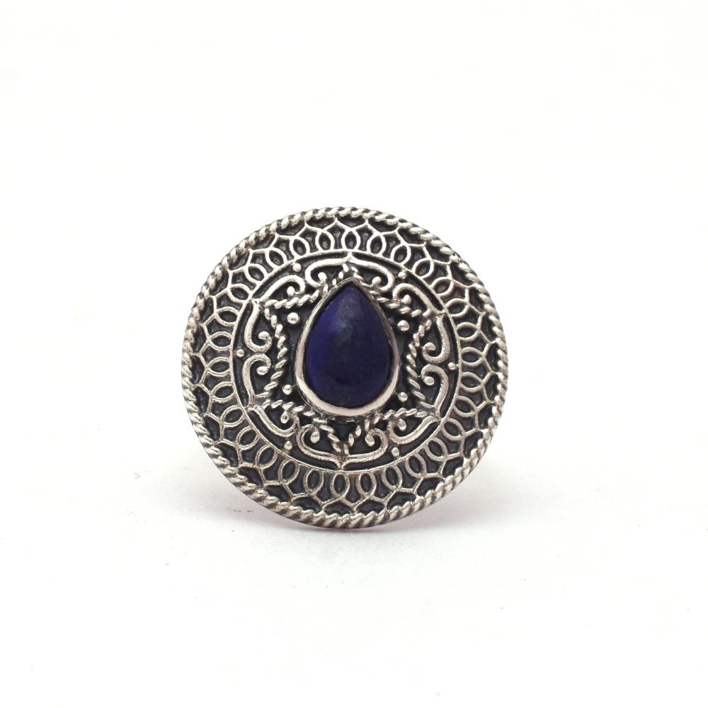 Lapis Lazuli Boho Ring