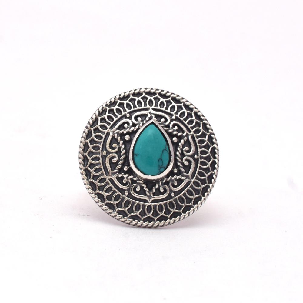 Turquoise Boho ring