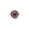 Red Garnet Boho Ring