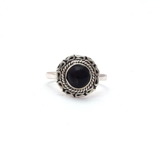 Black Onyx Boho Ring