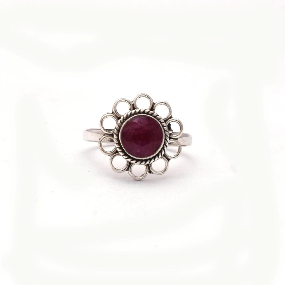 Ruby Boho ring