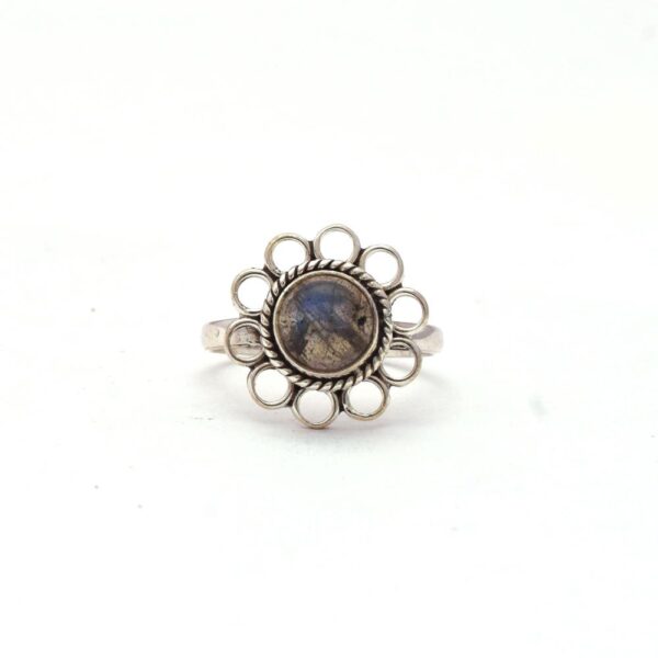 Labradorite Boho Ring