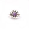 Amethyst Boho Ring