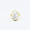 Howlite Gemstone Ring
