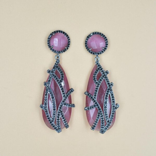 Pink Monalisa Earrings