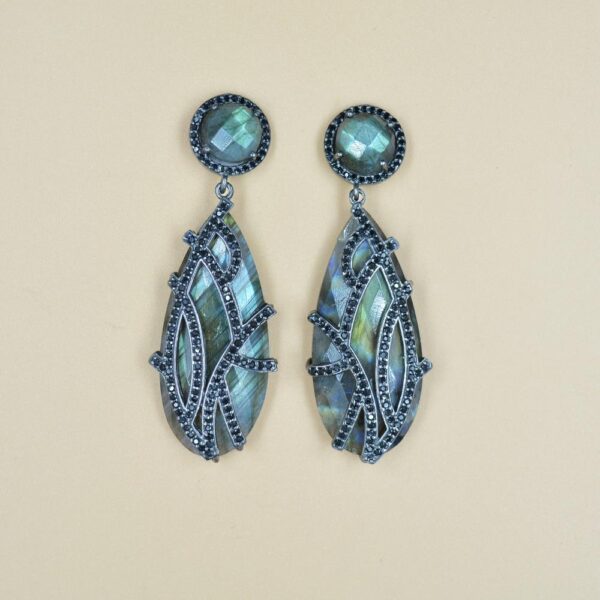 Labradorite Earrings