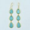 Blue Monalisa Earrings