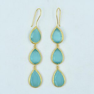 Blue Monalisa Earrings