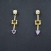 Multi Cutstone Earrings