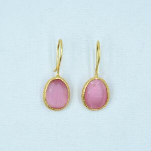 Pink Monalisa Earrings