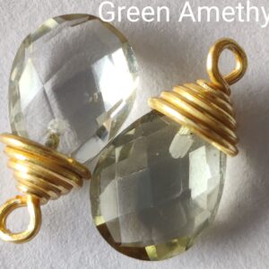 Amazing Green Amethyst Gemstone Handmade Pendant 925 Solid Sterling Silver Jewelry Wholesale Factory Price