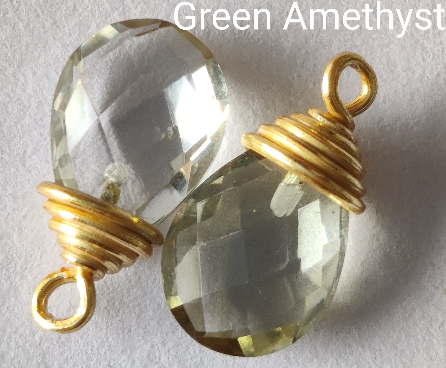 Amazing Green Amethyst Gemstone Handmade Pendant 925 Solid Sterling Silver Jewelry Wholesale Factory Price