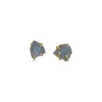 handmade Iolite stud Gemstone Stud Dangle Earrings 925 Solid Sterling Silver Jewelry Earrings Wedding short stud earrings
