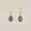 pear Shape Natural Labradorite Gemstone 925 Sterling Silver Hook Earring White Gemstone Drop & Dangle Earrings Jewelry For Women