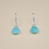 fancy Shape Amazonite Gemstone 925 Sterling Silver Drop & Dangle Earrings silver Plated Hook Earring For Wholesale Supplies