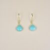 Fancy Shape Natural Amazonite Gemstone 925 Sterling Silver Earrings Handmade Bezel Set Drop & Dangle Earrings For Suppliers