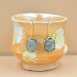 best selling fine 925 solid sterling silver natural Labradorite drop & dangle earring custom jewelry manufacturer