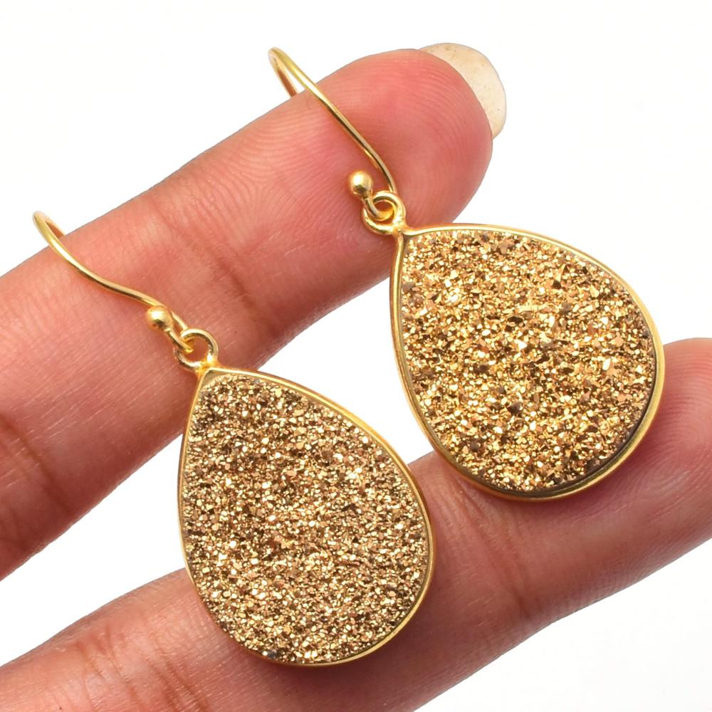 Gold Titanium Druzy