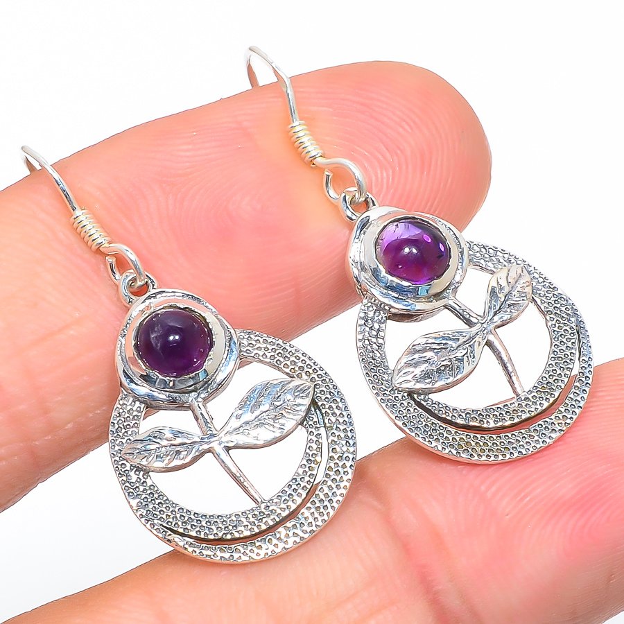 Amethyst Boho Earrings
