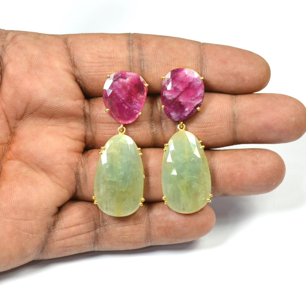 Pink & Green Sapphire