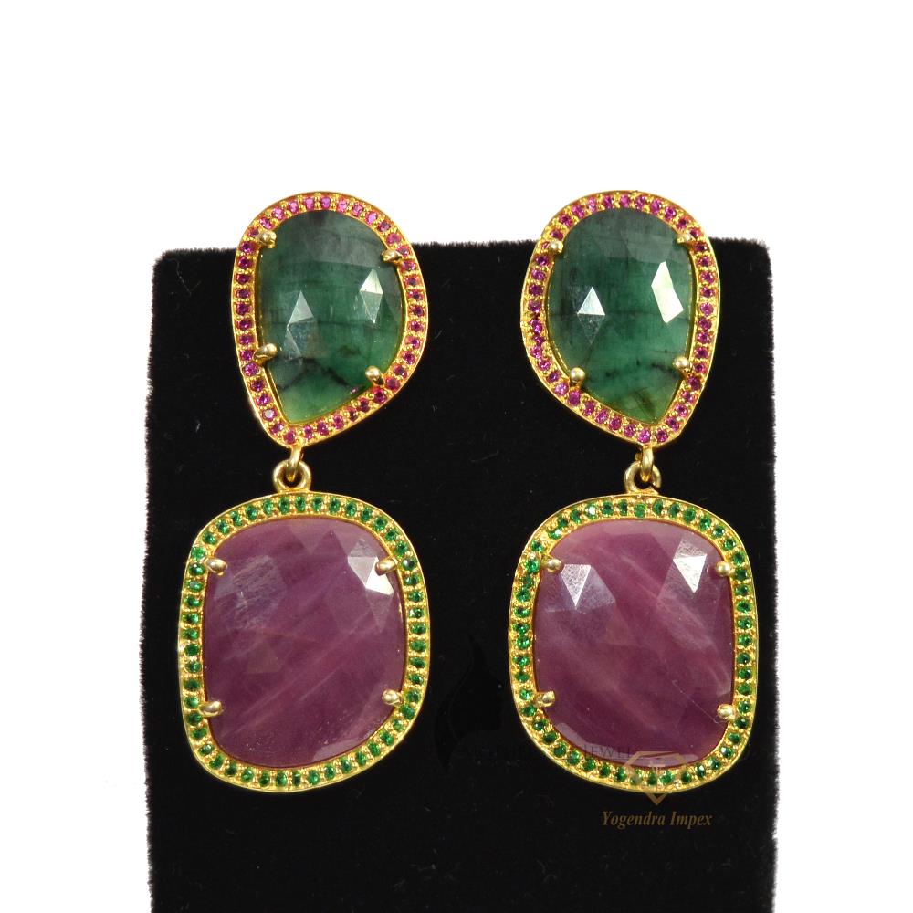 Green & Pink Sapphire