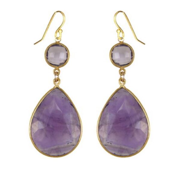 Amethyst earrings