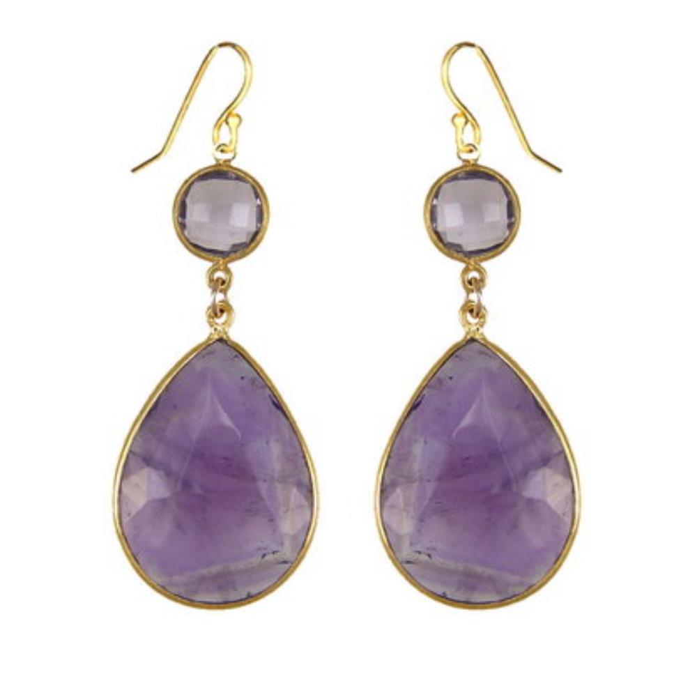 Amethyst earrings