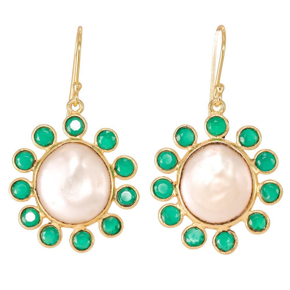 Green Quartz & pearl