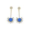 Blue Monalisa Earrings