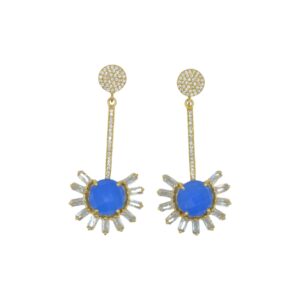 Blue Monalisa Earrings