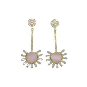 Pink Monalisa Earrings