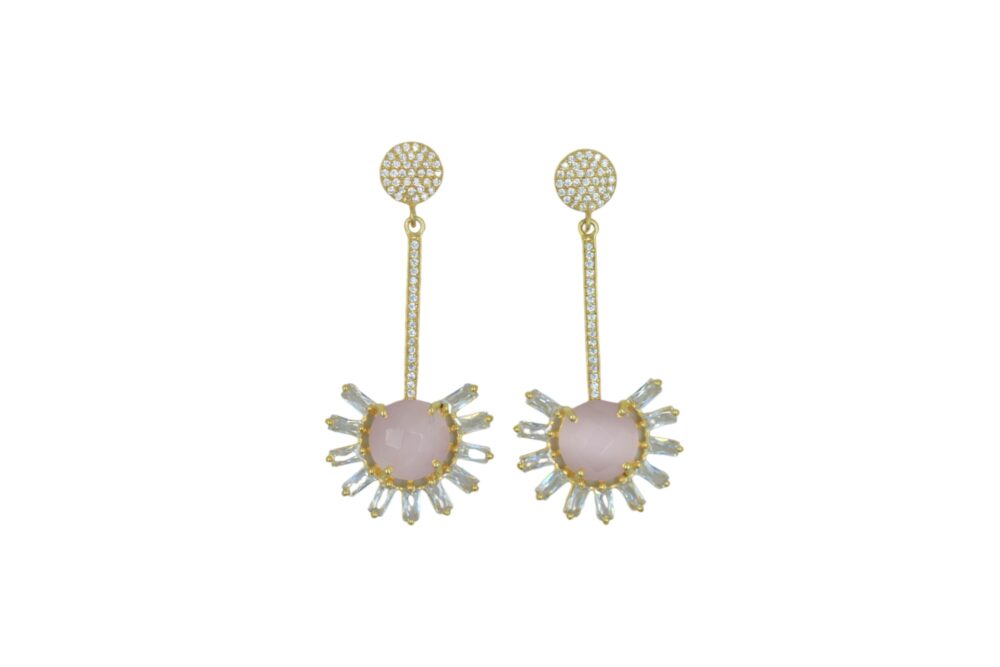 Pink Monalisa Earrings