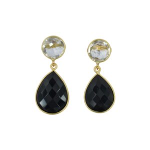 Black Onyx & Crystal