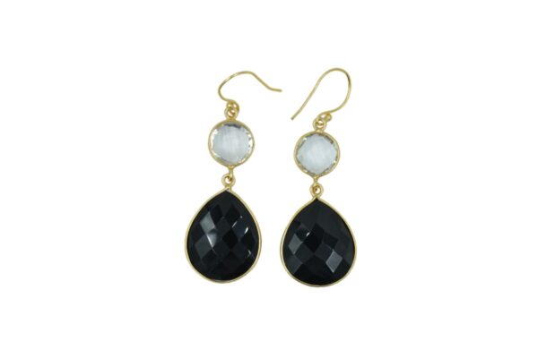 Black Onyx & Crystal