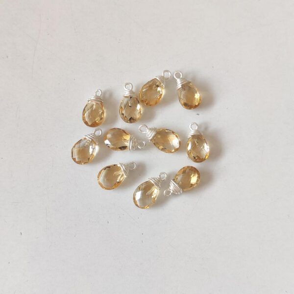Pear Citrine Gemstone