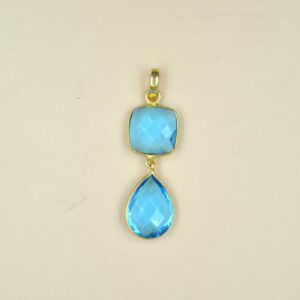 Blue Quartz Pendant