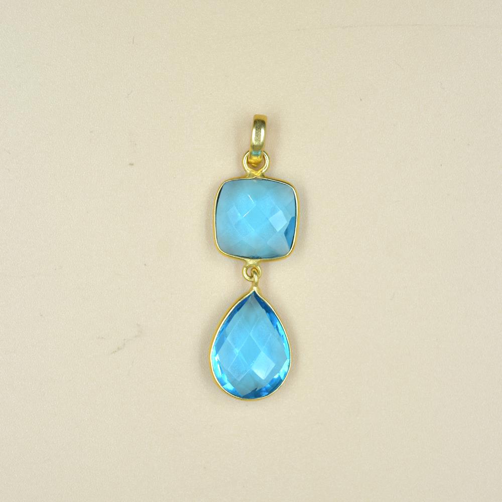 Blue Quartz Pendant