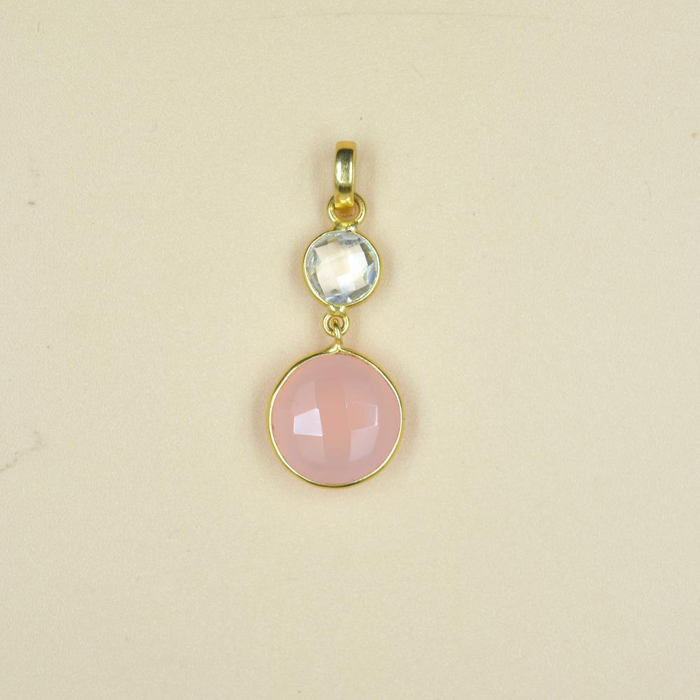 Crystal & Pink Quartz