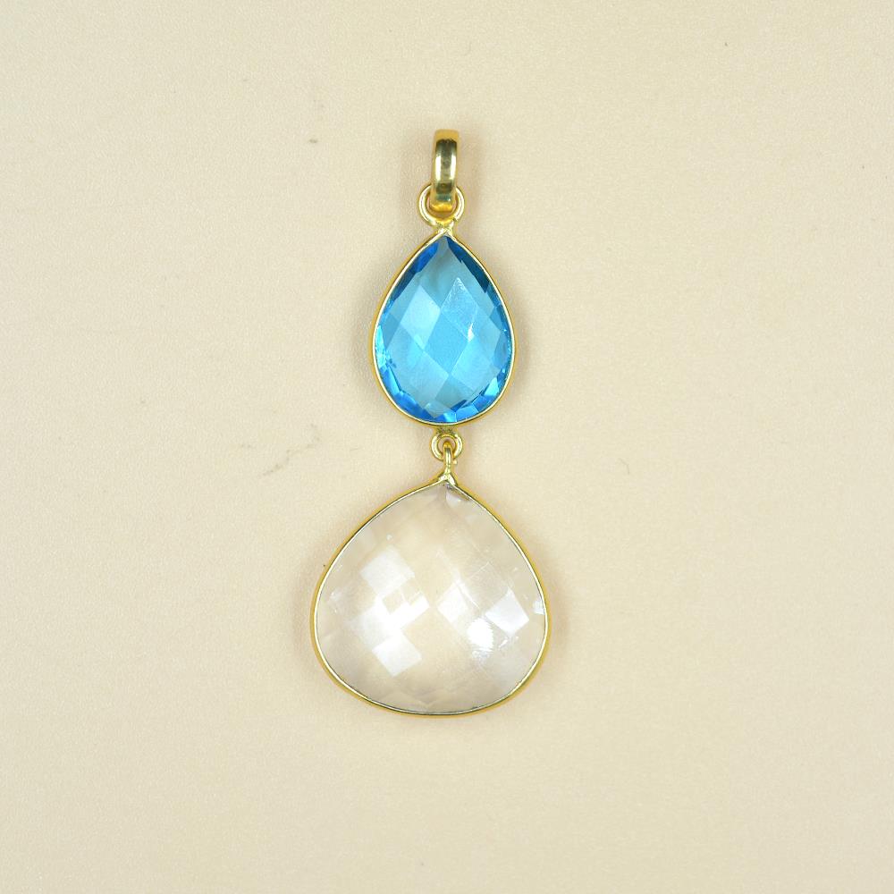 Blue & Crystal Quartz