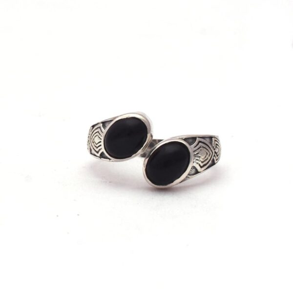 Black Onyx Boho Ring