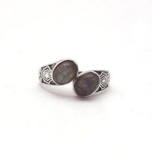 Labradorite Boho Ring