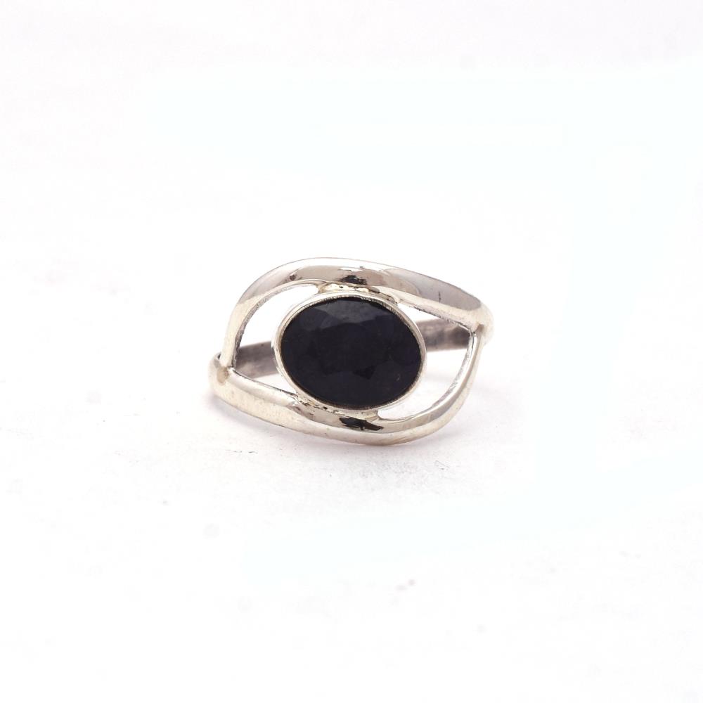 Blue Sapphire Boho Ring