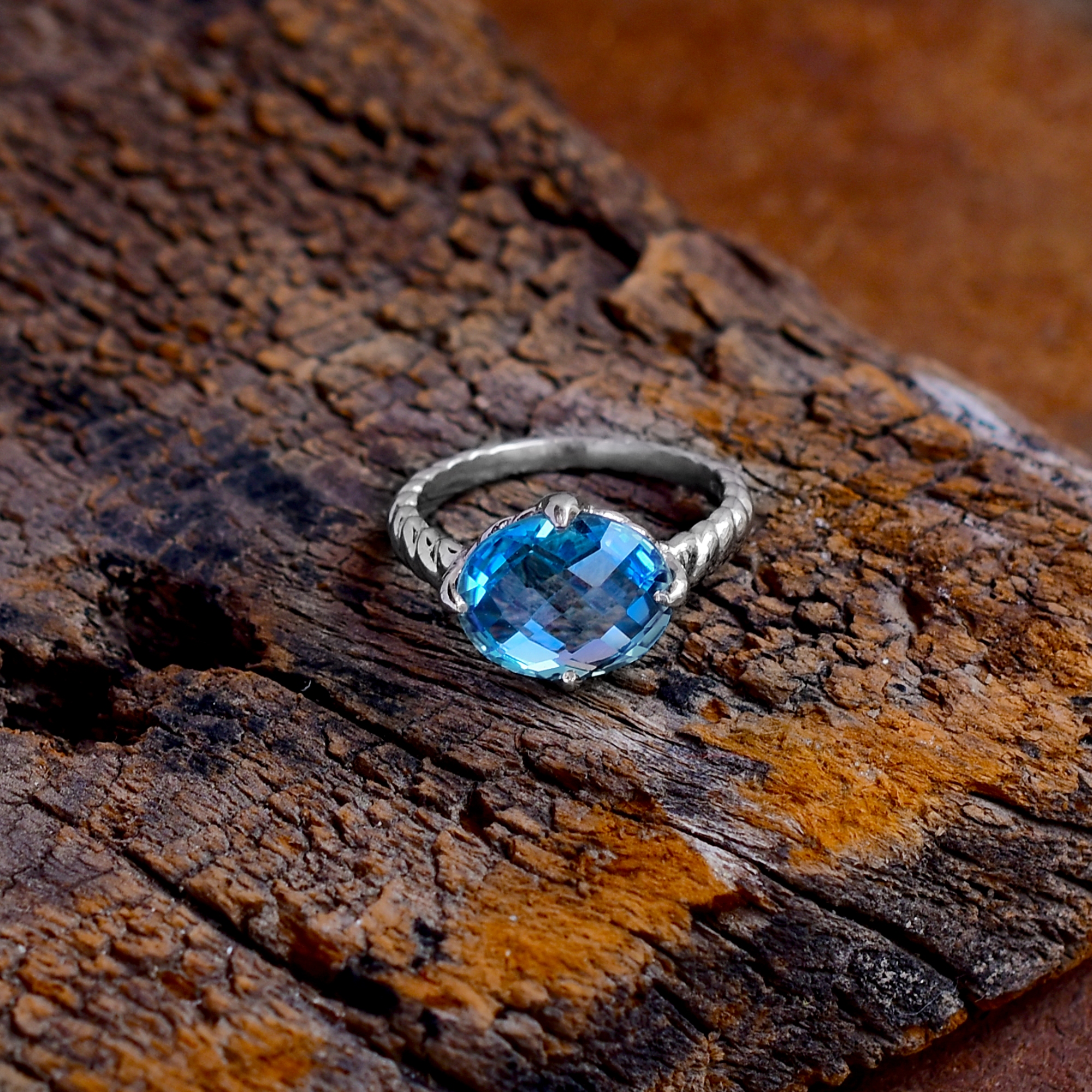Blue Topaz Ring