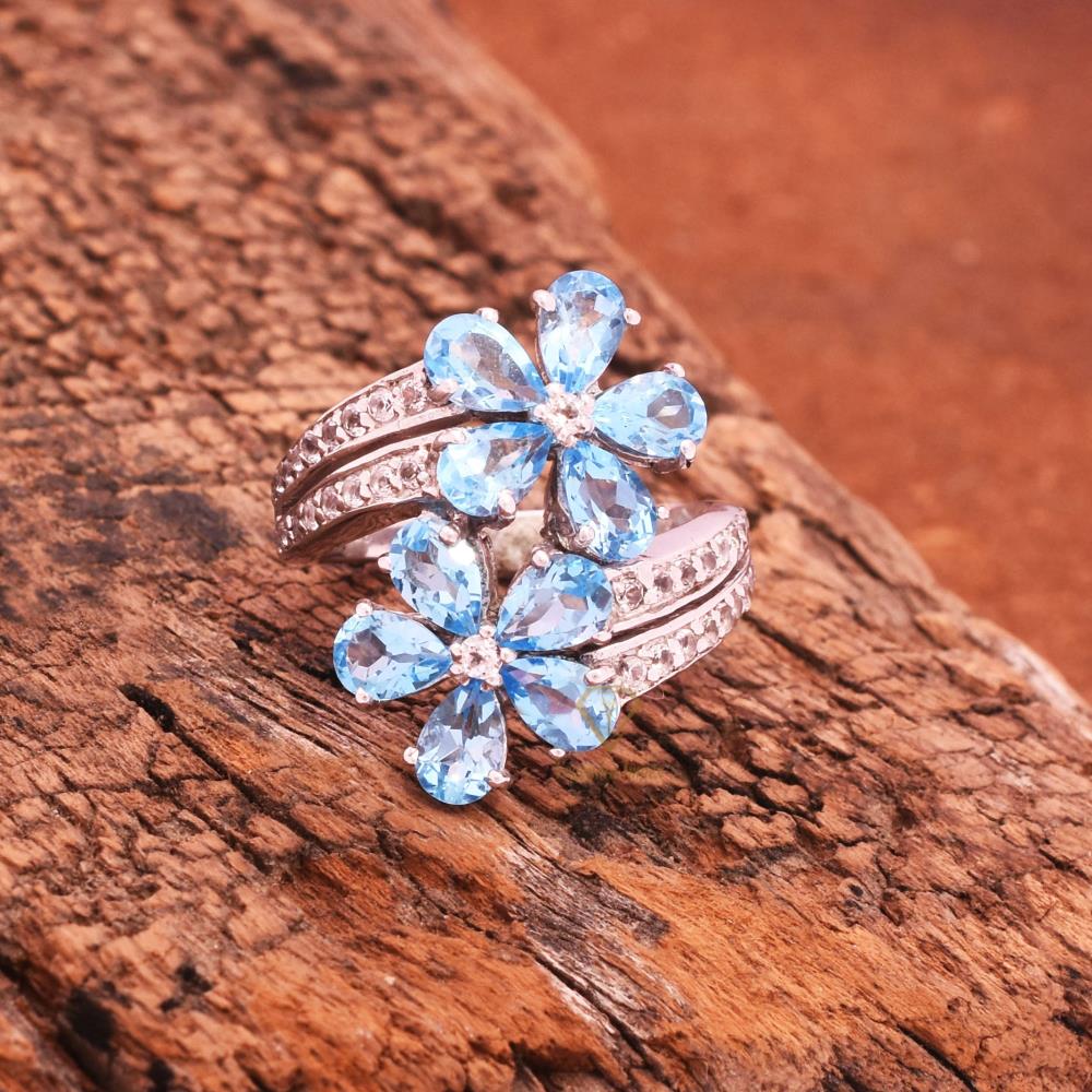 Blue Topaz Ring