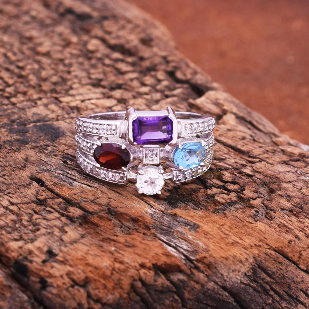 Multi Gemstone RIng