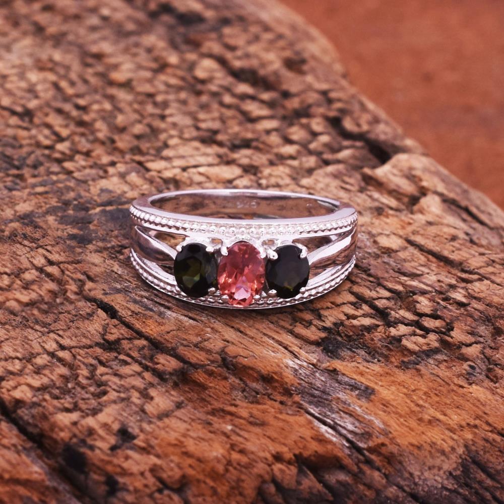Multi Tourmaline Ring