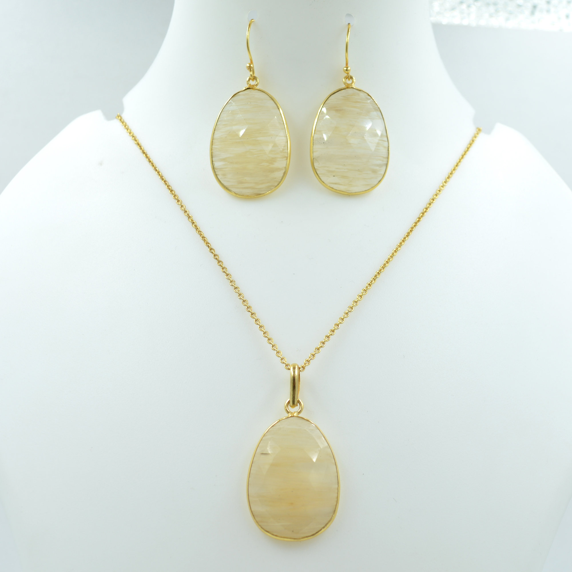 Golden Rutile Necklace