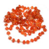 Carnelian Gemstone Rosary Beaded Chain
