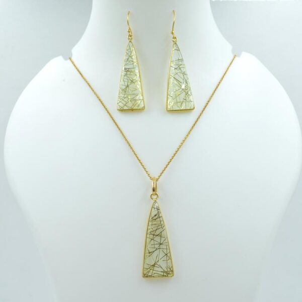 Golden Rutile Necklace