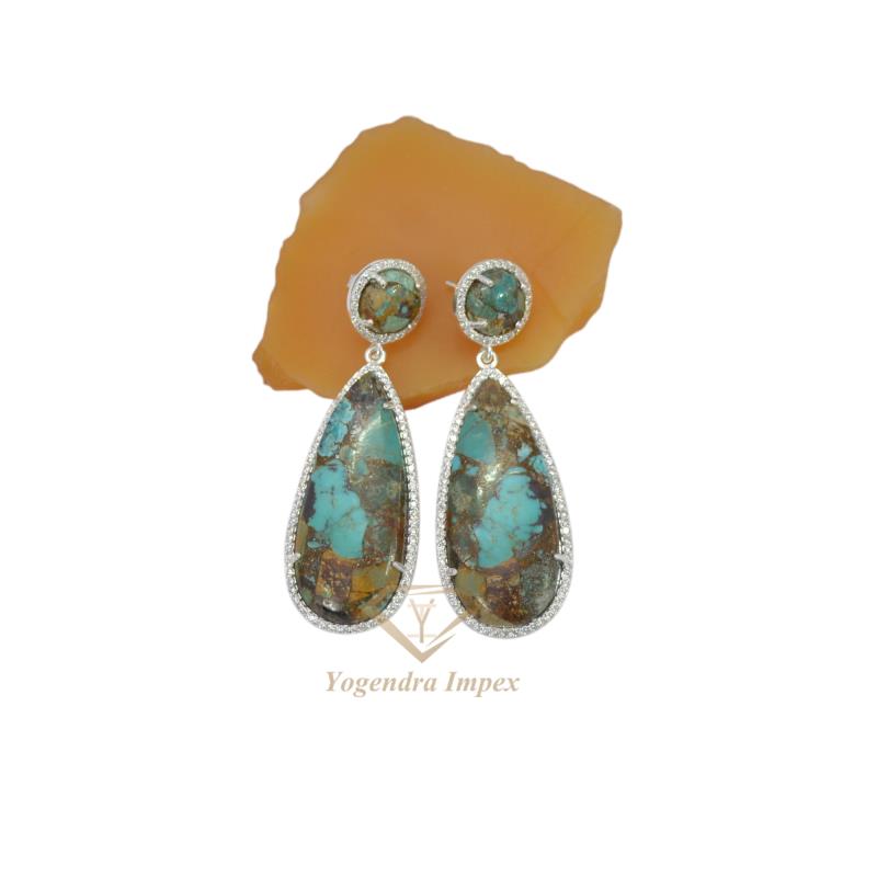 Boulder Turquoise earrings